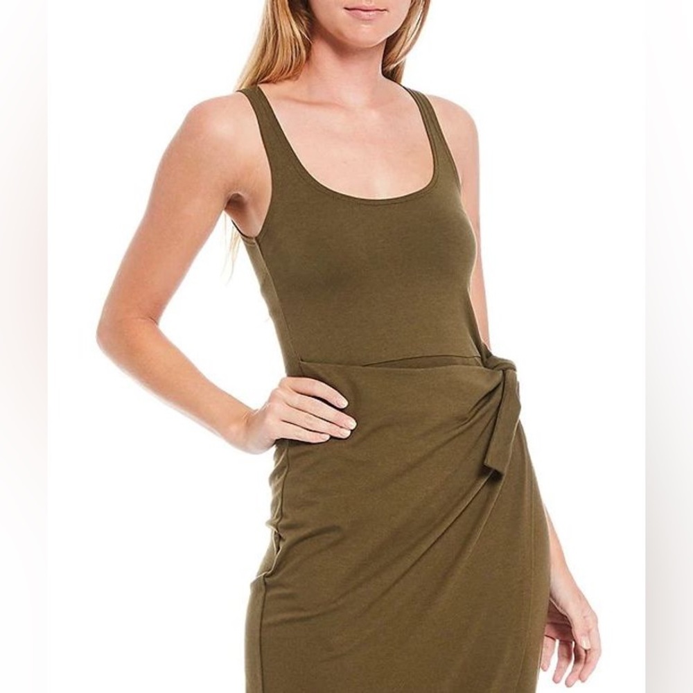 French Connection faux wrap dress size large